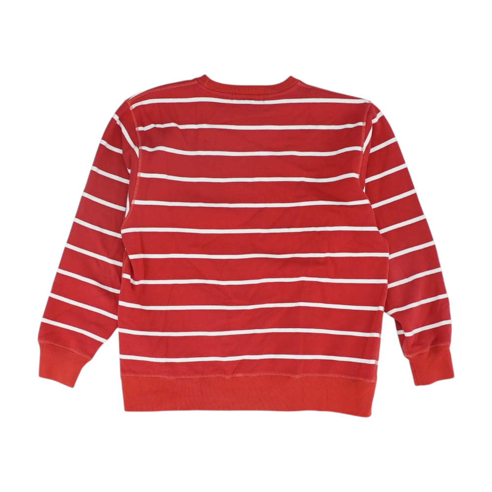 Ralph Lauren Red Striped Sweatshirt Pullover – Image 2