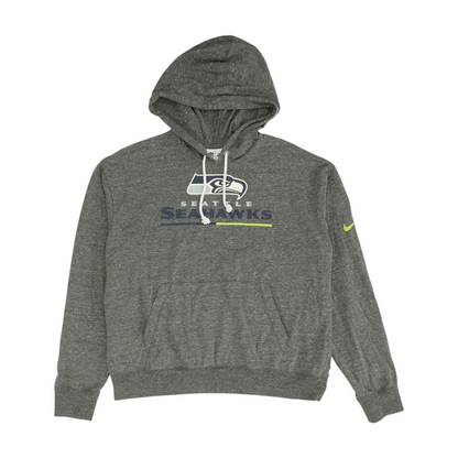 Gray Seattle Seahawks Solid Hoodie Pullover