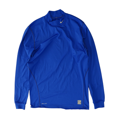 Blue Solid Sweatshirt Pullover