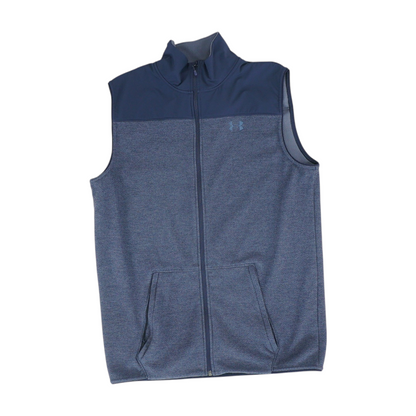 Blue Color Block Vest