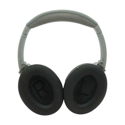 Bose Silver QuietComfort 35 Noise Cancelling Headphones With Black Earpads – Image 2