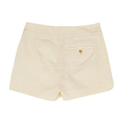 Peach Solid Chino Shorts