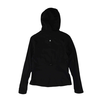 Black Solid Active Jacket