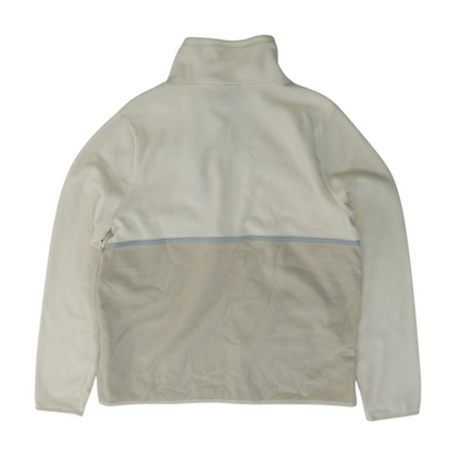 Ivory Color Block 1/4 Zip Pullover