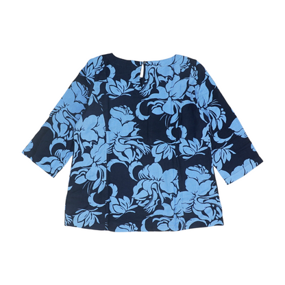 Blue Floral Blouse