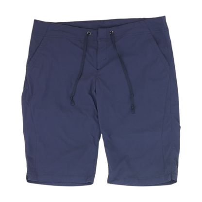 Blue Solid Active Shorts