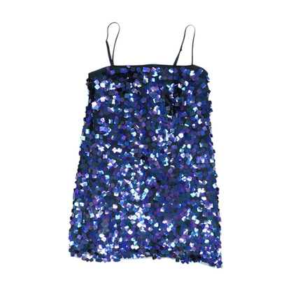 Black Abstract Mini Dress