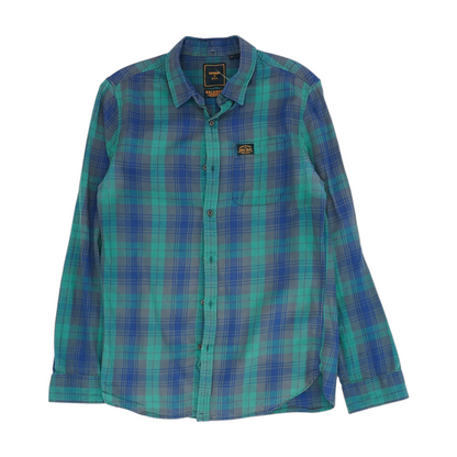 Multi Plaid Long Sleeve Button Down