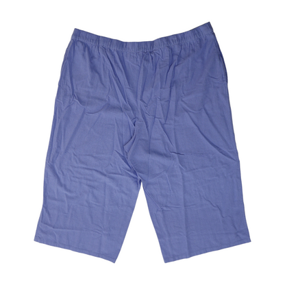 Purple Solid Chino Capris