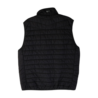 Black Solid Active Vest