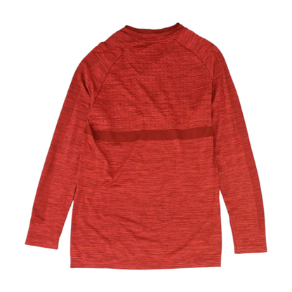 Maroon Graphic 1/4 Zip Pullover
