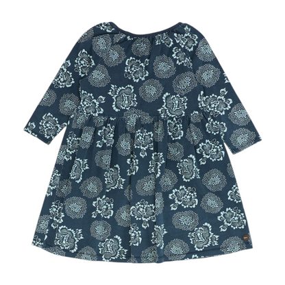 Navy Floral Dress