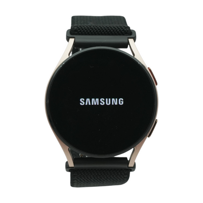 40mm Galaxy Watch4 Pink Smartwatch Black Band M/L
