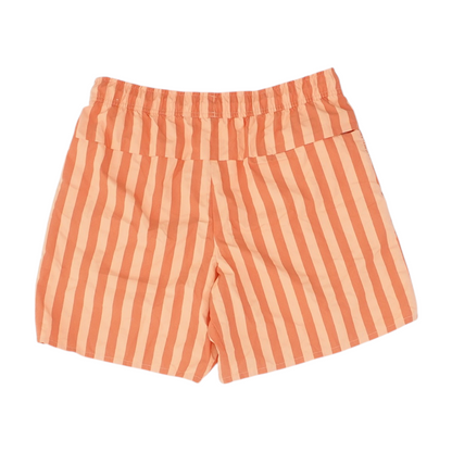 Orange Striped Swim Bottom