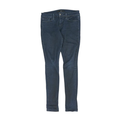 Navy High Rise Skinny Leg Jeans