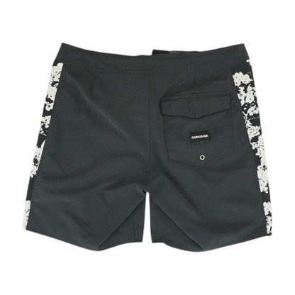 Black Color Block Swim Bottom