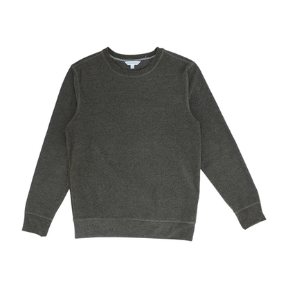 Brown Solid Sweatshirt Pullover