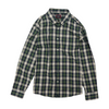 Green Plaid Long Sleeve Button Down