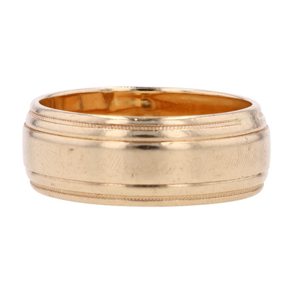 14K Yellow Gold Band Ring