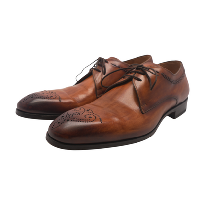 Brown Lace-Up Dress Shoes