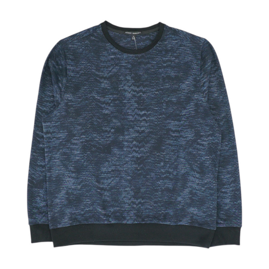 Navy Graphic Sweatshirt Pullover