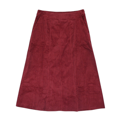 Red Midi Skirt