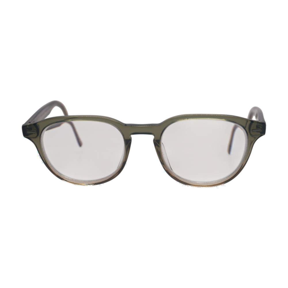 Gray OLI Round Prescription Eyewear