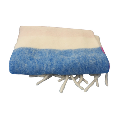 Multi Striped Wool Scarf