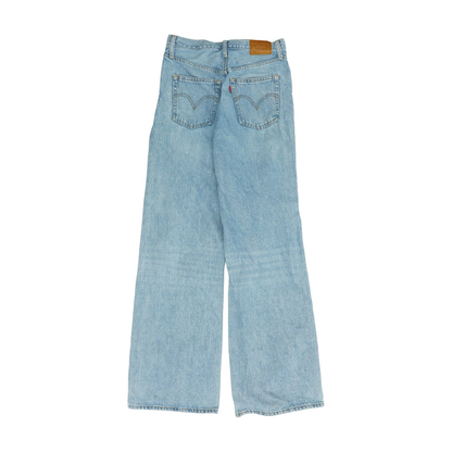 Blue Wide Leg Jeans