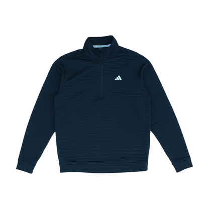 Black Solid 1/4 Zip Pullover