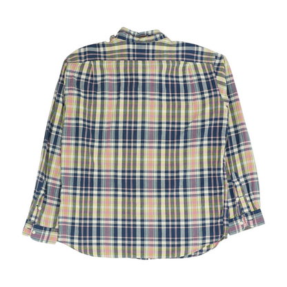 Multi Plaid Long Sleeve Button Down