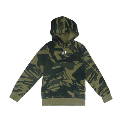 Green Camo Hoodie Pullover