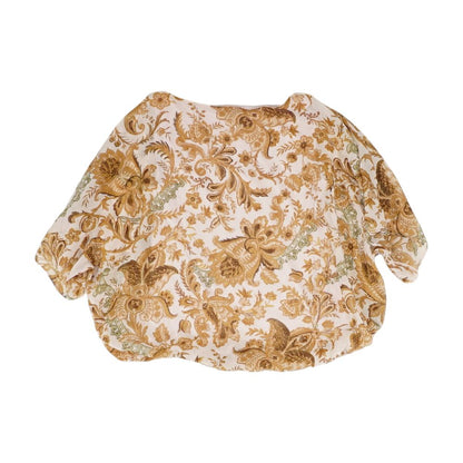 Pink Damask 3/4 Sleeve Blouse