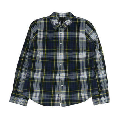 Multi Plaid Button Down
