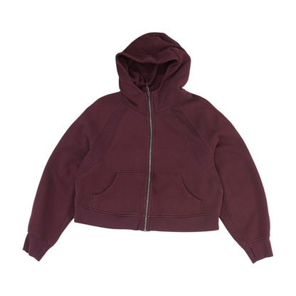 Maroon Solid Active Jacket