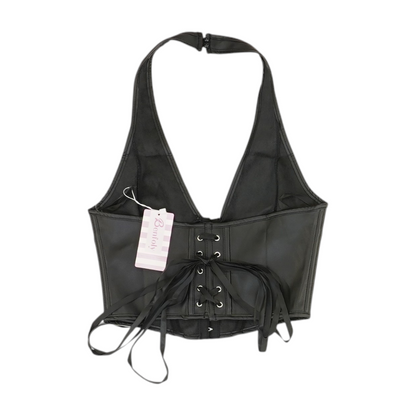Black Cropped Blouse