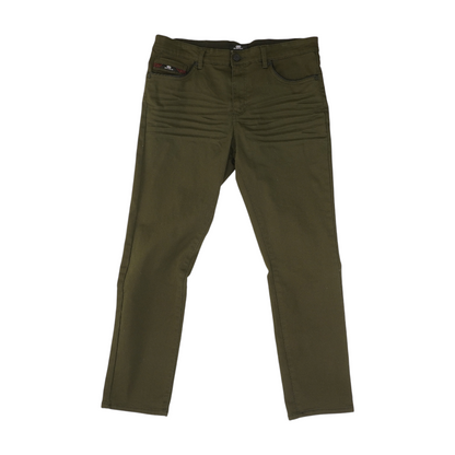 Green Slim Pants