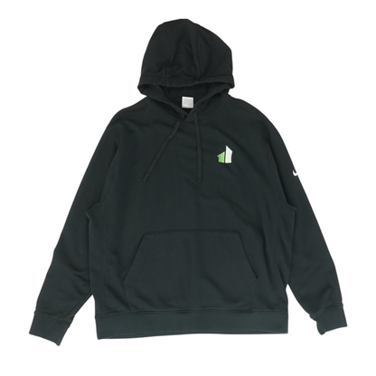 Black Solid Hoodie Pullover
