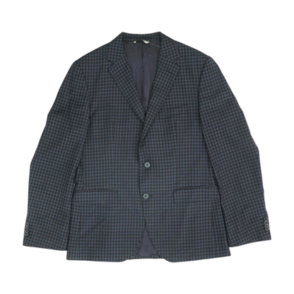 Navy Check Sport Coat