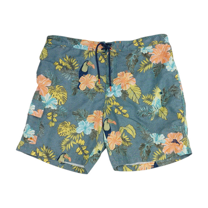 Blue Tropical Swim Bottom