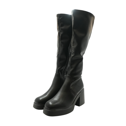 Black Knee-High Boots