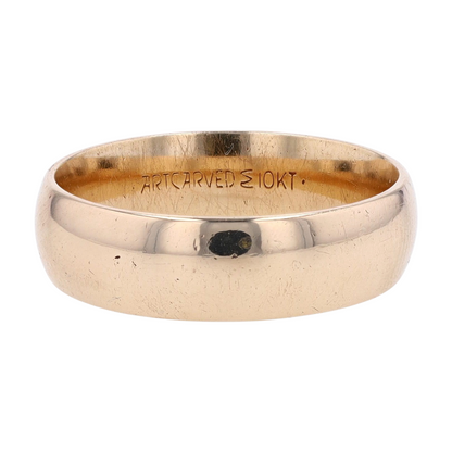10K Yellow Gold Band