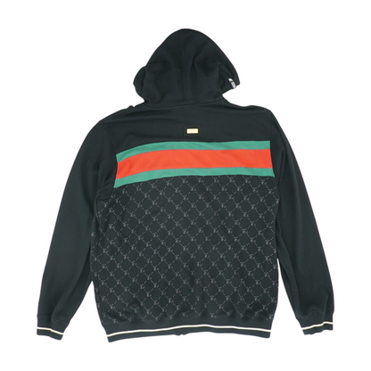 Black Color Block Jacket