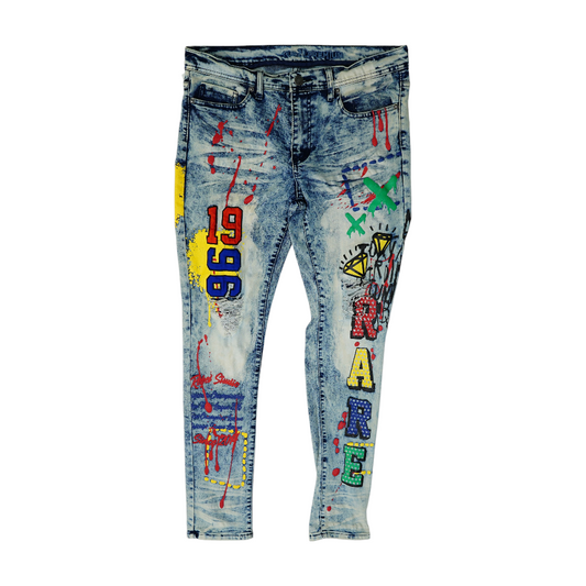 Graphic Skinny Jeans