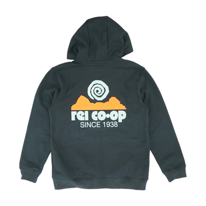 Black Solid Hoodie Pullover