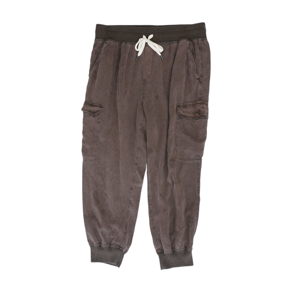 Brown Tapered Pants