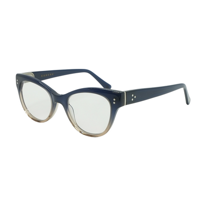 Navy Bellerive Round Prescription Eyewear