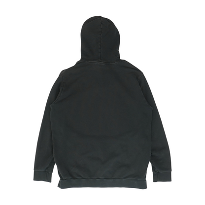 Black Solid Hoodie Pullover