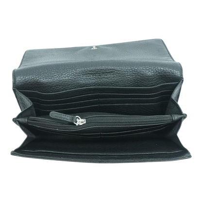 Black Continental Wallet