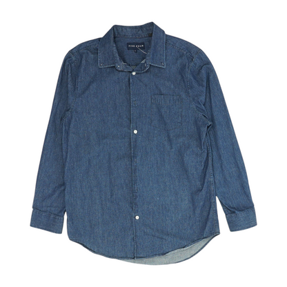 Navy Button Down